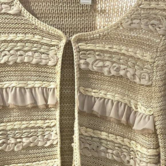 Chico's Ravishing Ruffles Cardigan - Picture 3 of 14